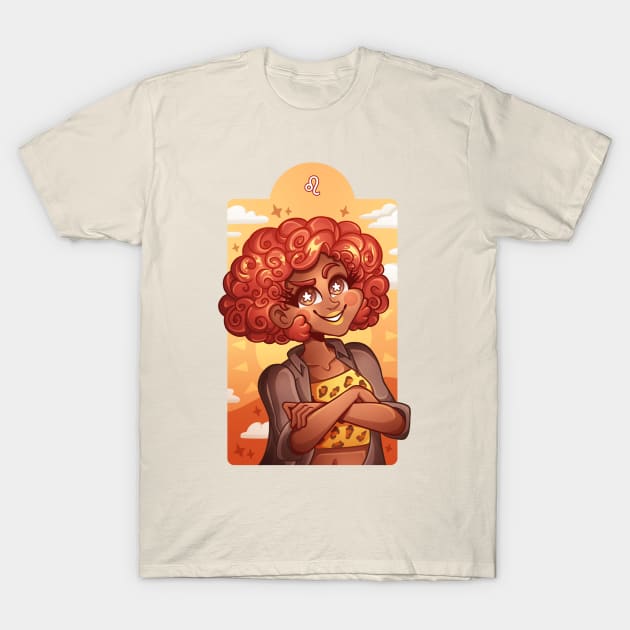 Leo - Zodiac Girls T-Shirt by Elliecupcakes